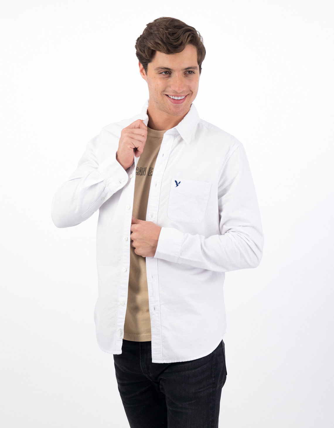 Precio De Camisas American Eagle Playera American Eagle Con Gráfico AE