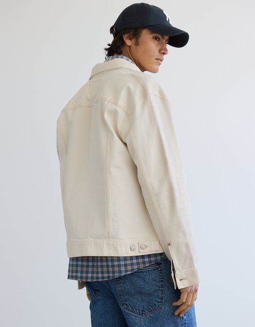 Chaqueta Denim con lavado Blanco