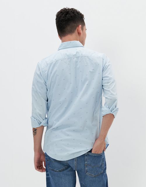 Camisa Ae abotonada Everyday de corte ajustado con estampado