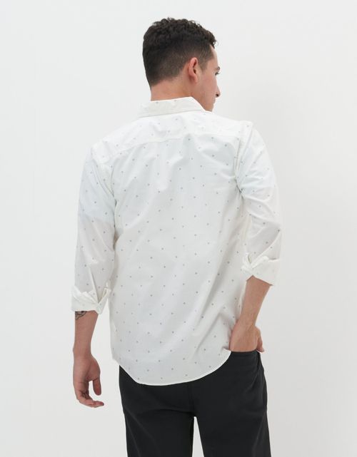 Camisa Ae abotonada Everyday de corte ajustado con estampado