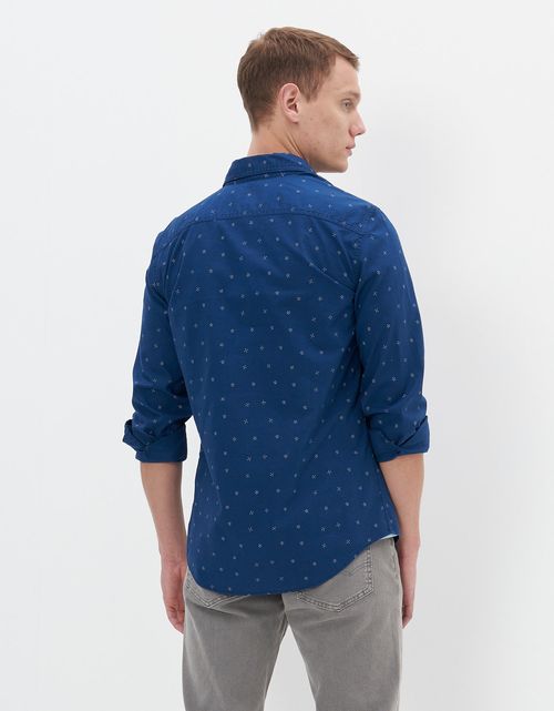 Camisa Ae abotonada Everyday de corte ajustado con estampado
