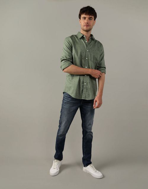 Camisa AE Slim fit con botones