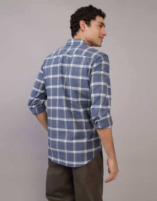 Camisa de Cuadros Manga Larga Hombre AE