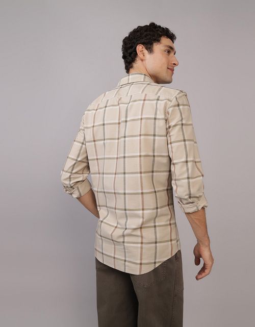 Camisa de Cuadros Manga Larga Hombre AE