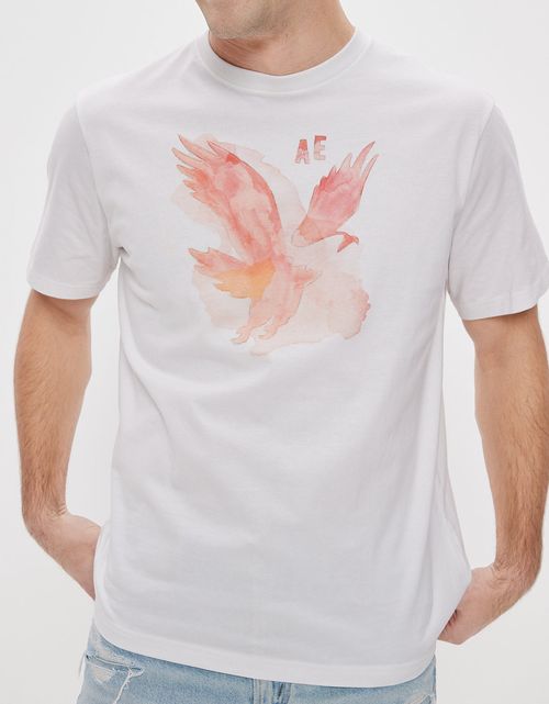 Camiseta Ae gráfica con logo supersuave