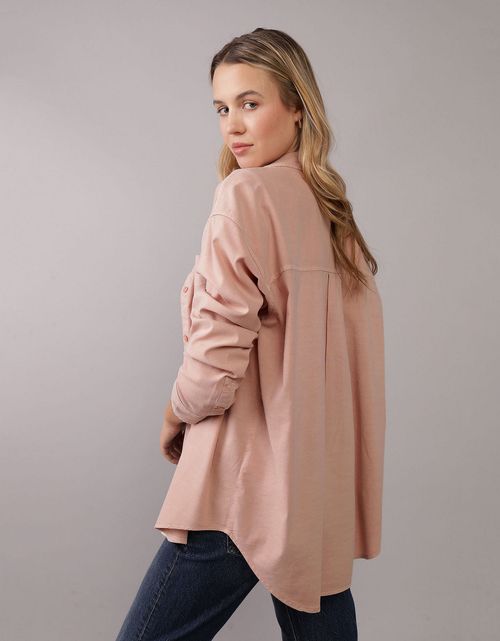 Camisa AE con botones manga larga de Mujer