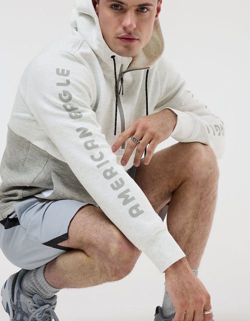 Buzo AE con capucha manga larga con estampados para hombre