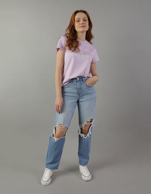 Camiseta AE gráfica con corte ajustado