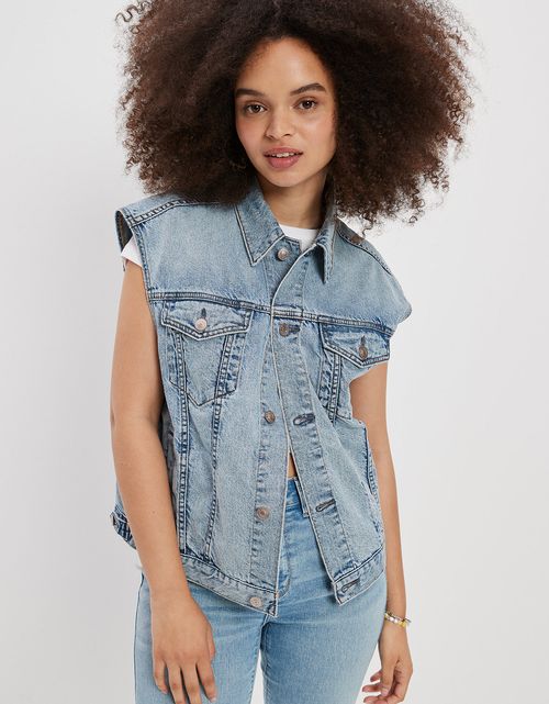 Chaleco AE clásico en denim