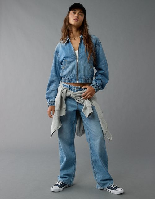 Chaqueta Denim acolchada Mujer AE