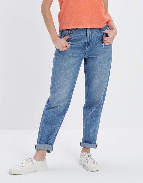 Mom Straight Jean Ae con Stretch