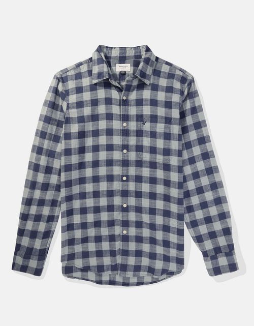 Camisa ajustada de uso diario con botones