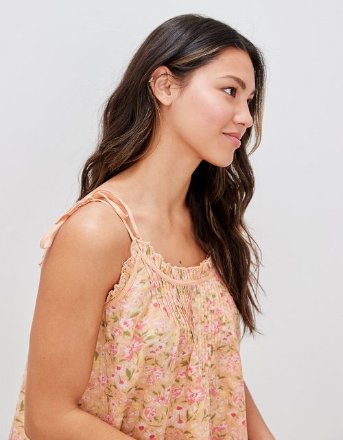 Camisa Babydoll Ae Cuello alto