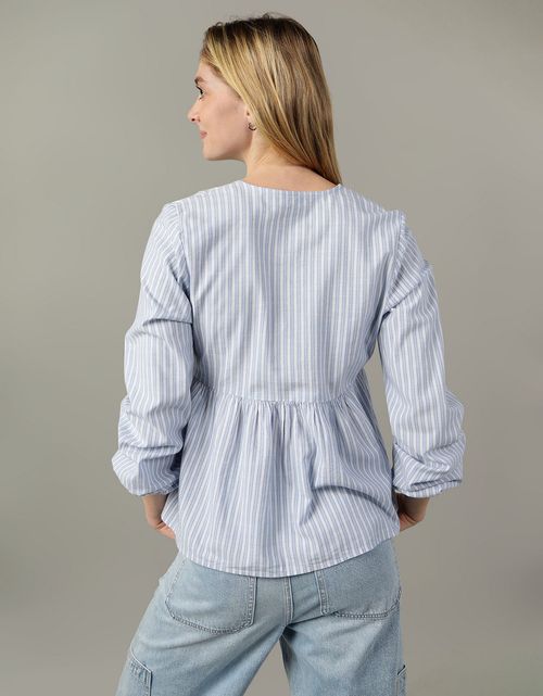 Blusa Ae con nudo al frente