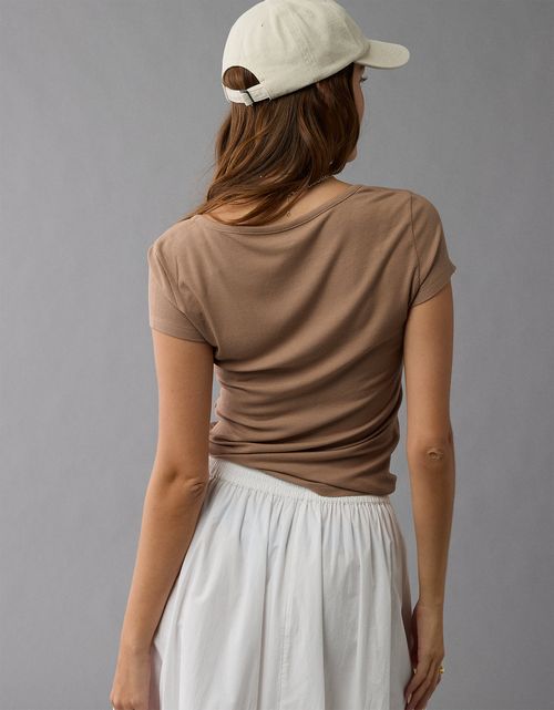 Camiseta Básica Manga Corta Mujer AE