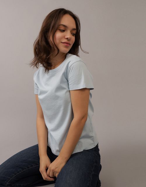 Camiseta Básica Manga Corta Mujer AE