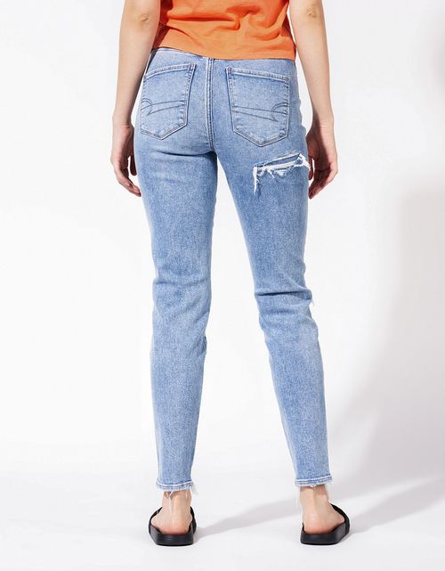 Ne(x)t Level Jegging AE de tiro alto con parches