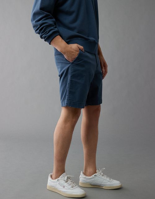 Khaki Short AE Flex 23 c.m. Lived-in