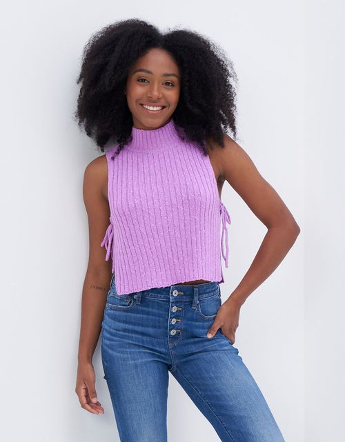 Camiseta AE de cuello alto de felpa