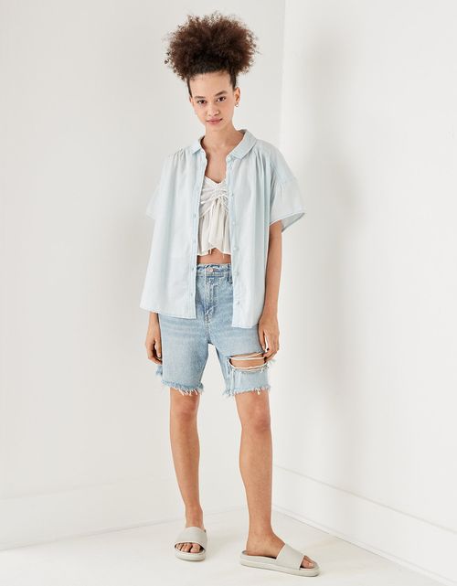 Camisa AE oversized tipo resort