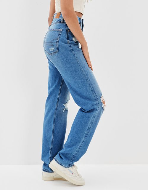 Pantalón AE Baggy de cintura ancha con rasgaduras