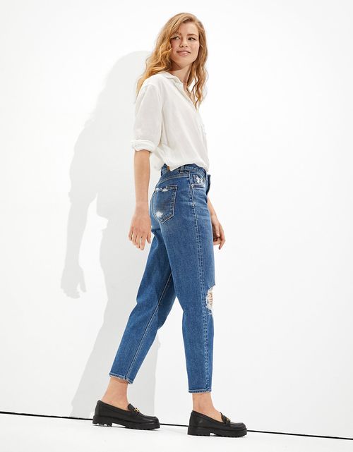 Mom Straight Jean Ae con Stretch