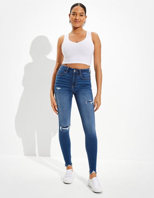 Jegging AE Forever Soft con parches de tiro súper alto