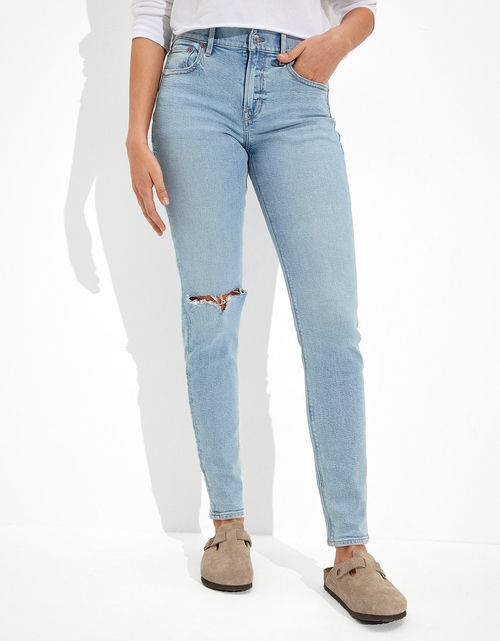 Skinny Jean AE Stretch noventero con rotos