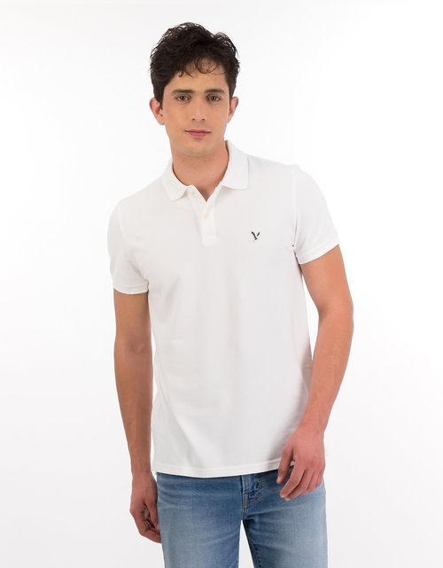 Polo en Tejido Piqué Slim Fit para Hombre