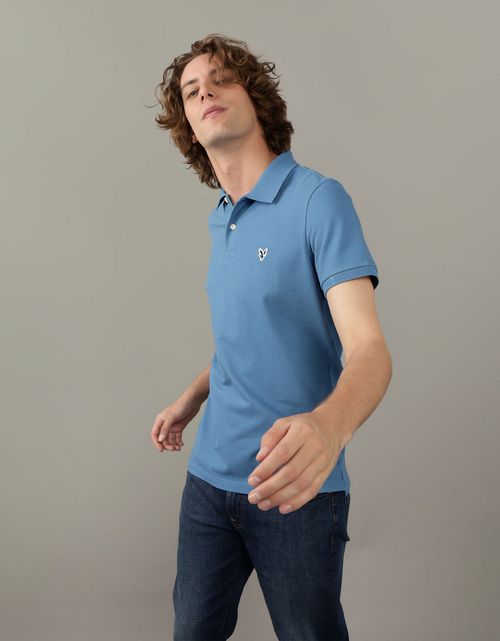 Polo en Tejido Piqué Slim Fit para Hombre
