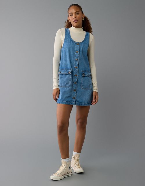 Vestido camisero Denim Mujer AE