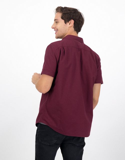 Camiseta AE Oxford con botones de manga corta