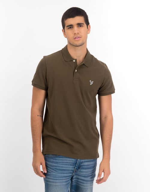 Polo en Tejido Piqué Slim Fit para Hombre
