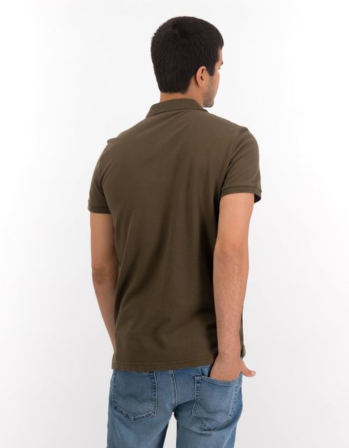 Polo en Tejido Piqué Slim Fit para Hombre