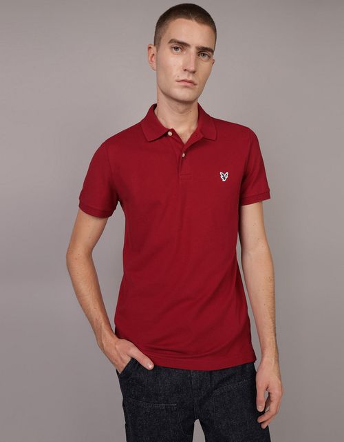 Camiseta Tipo Polo Slim Manga Corta Hombre AE