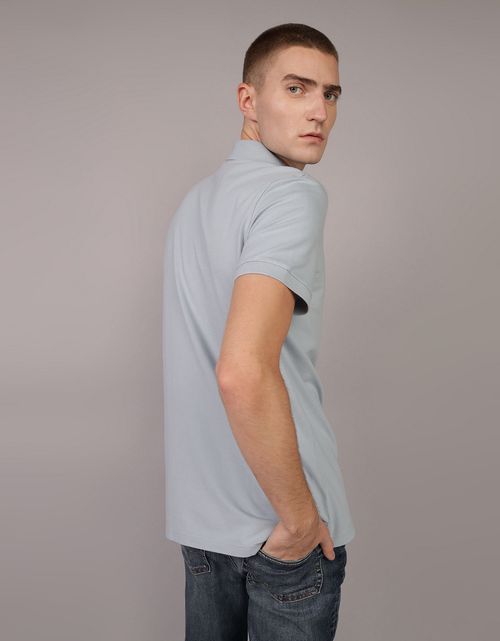 Camiseta Tipo Polo Slim Manga Corta Hombre AE