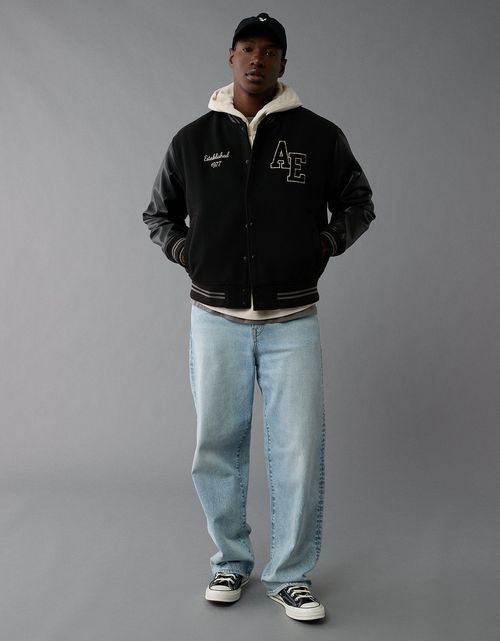 Chaqueta tipo Beisboleta Manga Larga Hombre AE