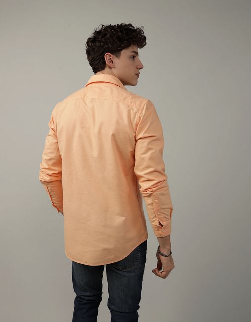 Camisa Slim fit Ae Oxford con botones