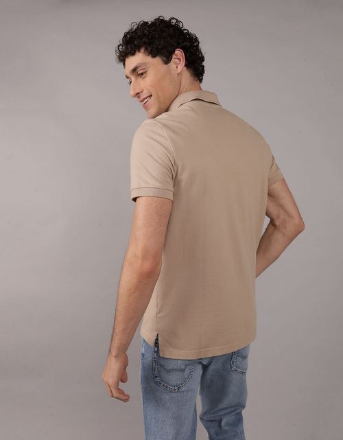 Polo en Tejido Piqué Slim Fit para Hombre
