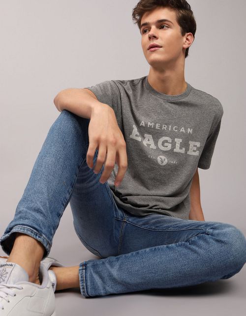 Camiseta con Gráfico Manga Corta Hombre AE