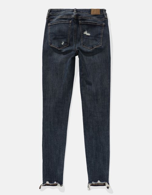 Jegging Tiro Alto con rotos Mujer AE