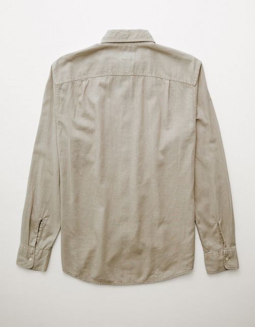 Camisa en Lino Manga Larga para Hombre