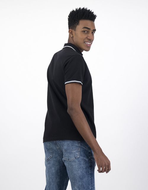Camiseta tipo polo de piqué de hombre AE