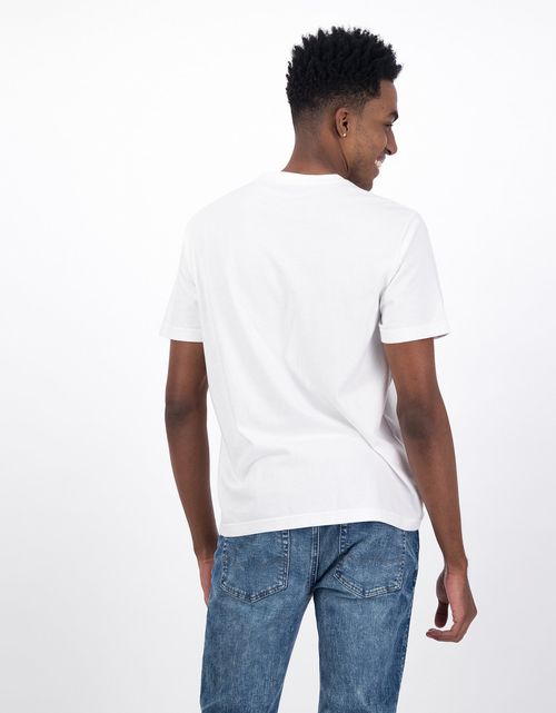 Camiseta cuello Henley manga corta Hombre AE