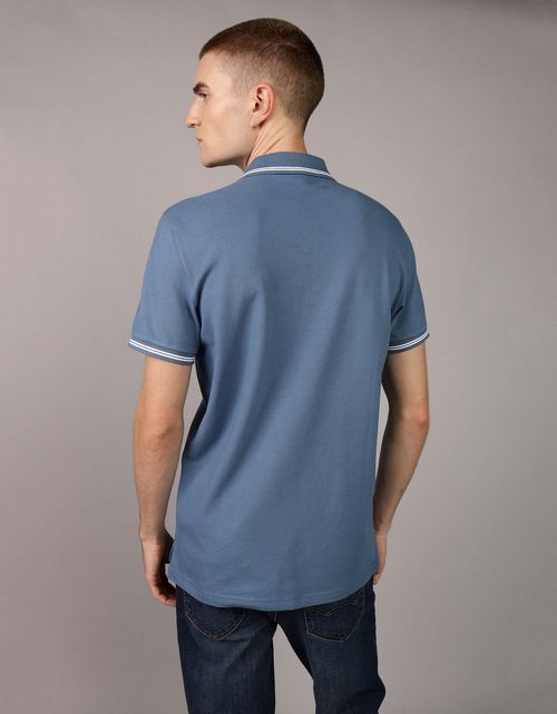 Camiseta tipo polo de piqué de hombre AE