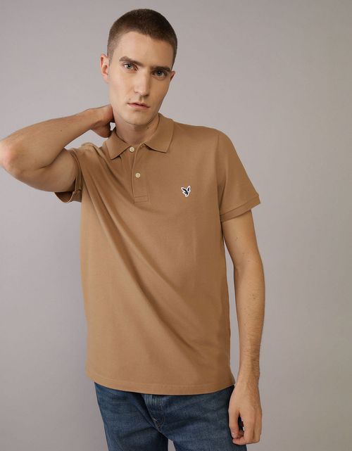 Polo en Tejido Piqué Slim Fit para Hombre