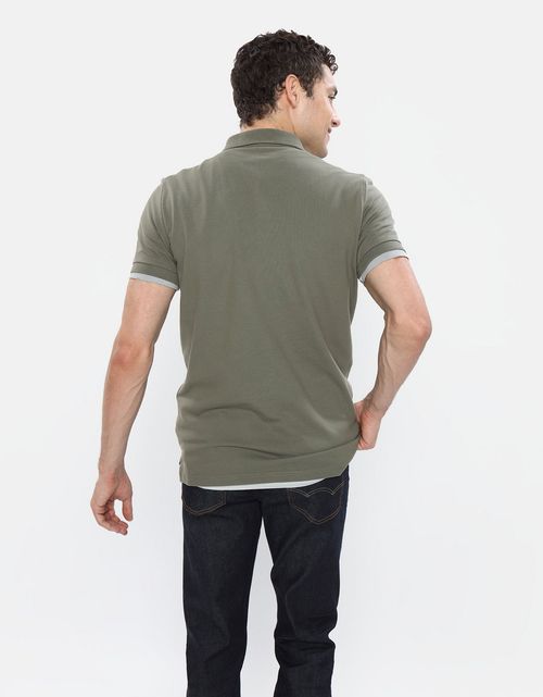 Polo en Tejido Piqué Slim Fit para Hombre