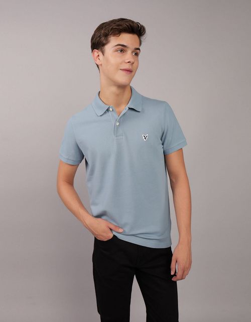 Polo en Tejido Piqué Slim Fit para Hombre