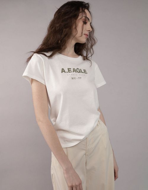 Camiseta con gráfico de mujer AE