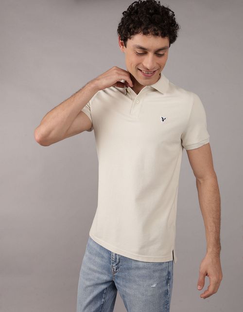 Polo en Tejido Piqué Slim Fit para Hombre